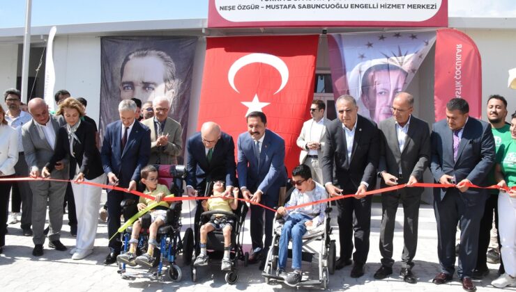 HATAY’DA ENGELLİ HİZMET MERKEZİ AÇILDI