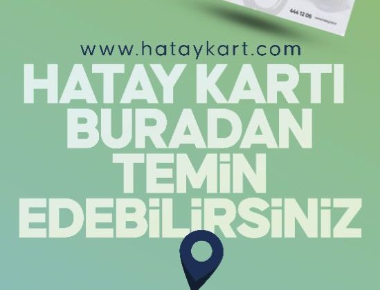 BÜYÜKŞEHİRDEN ÖĞRENCİLERE HATAYKART STANDI