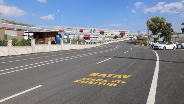 ANTAKYA-ŞAM YOLU ASFALTLANDI