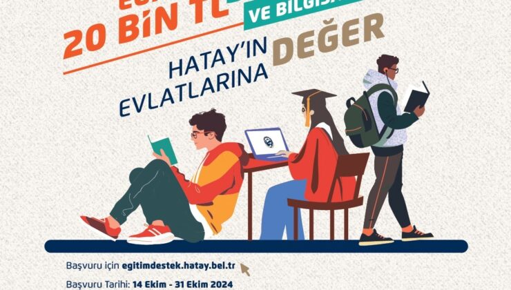 EĞİTİME 20 BİN TL DESTEK VE BİLGİSAYAR HEDİYE