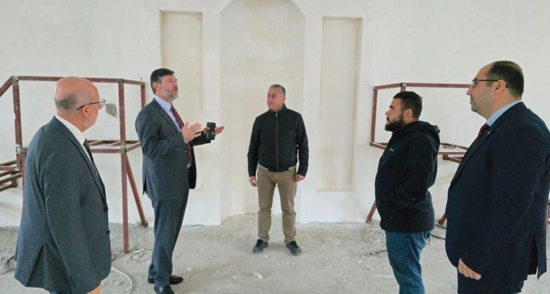 Müftü Topçu, İsmet Alahan Camii ve Kur’an Kursu İnşaatını Yerinde İnceledi