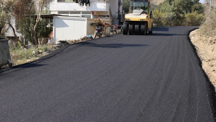 Defne Çökek ve Hüseyinli Bağlantı Yolu Asfaltlandı