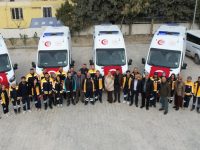 112 İSTASYONLARINA 4 YENİ AMBULANS