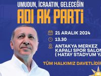 AK Parti Hatay 8. Olağan Kongresi’ni Gerçekleştiriyor