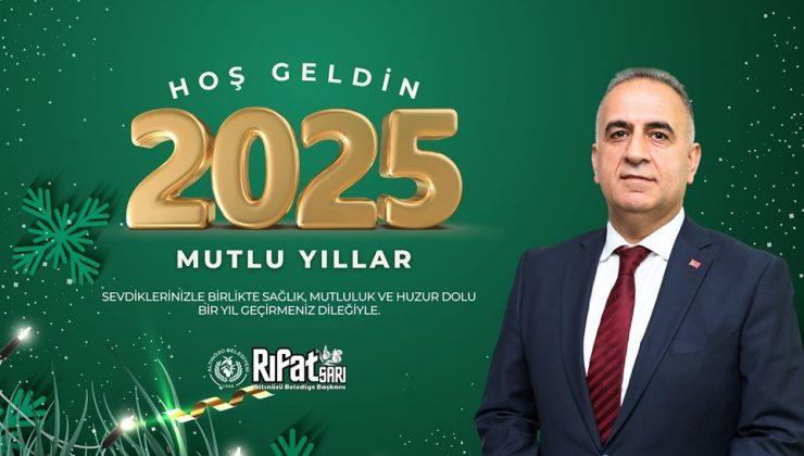 SARI: YENİ YILDA DA İLÇEMİZE HİZMET AŞKIMIZ BİTMEYECEK