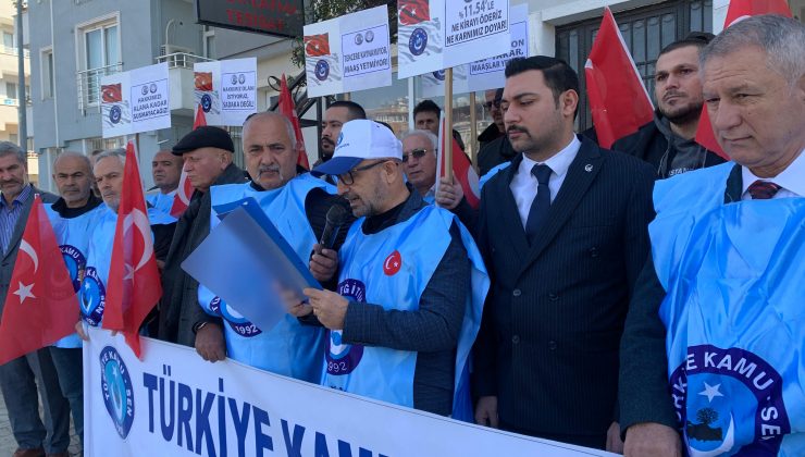 SOLĞUN: “MEMURLARA ADİL ZAM İSTİYORUZ”