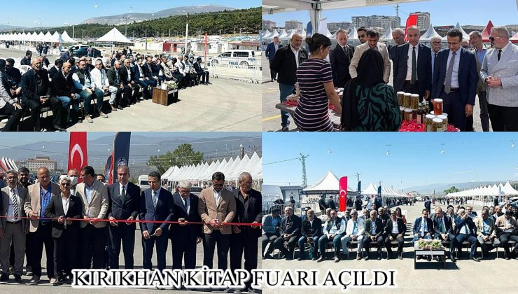 KIRIKHAN KİTAP FUARI AÇILDI